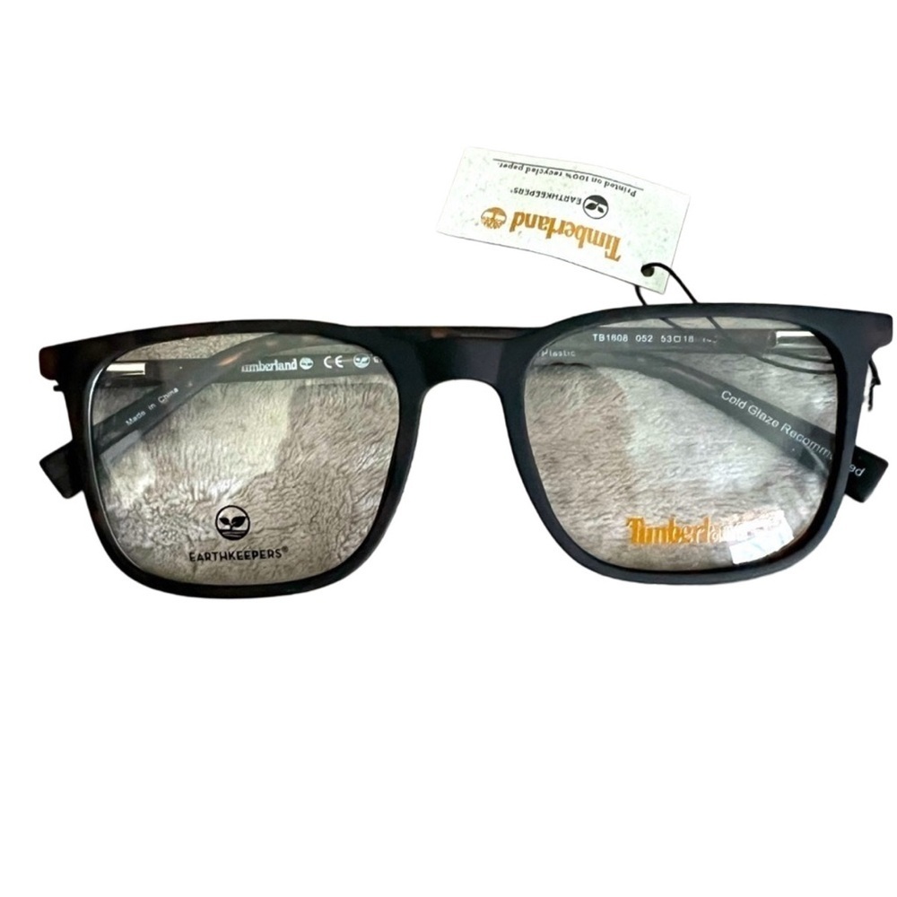 Timberland TB1665 002 Men’s Glasses Frames | Matte Black | 55-17-145 | Bio-Based